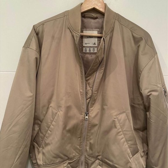 Abercrombie Bomber Jacket Champagne Size Xs - Picture 3 of 4